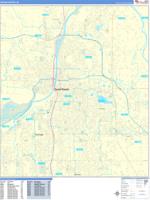 Grand Rapids Wall Map Zip Code